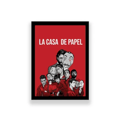 تابلو طرح سریال money heist