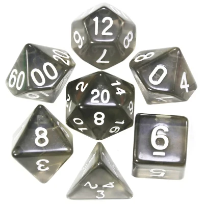 تاس بازی مدل Dungeons and Dragons بسته 7 عددی