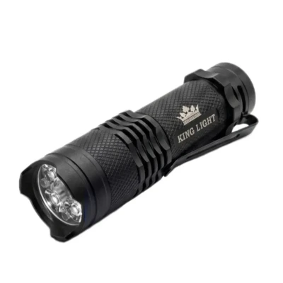چراغ قوه دستی کینگ لایت مدل UV-365395 با نور آبی