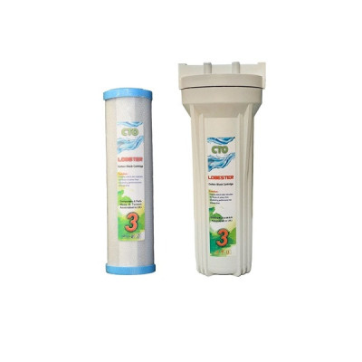 هوزینگ دستگاه تصفیه آب لابستر مدل HL-03 به همراه فیلتر دستگاه تصفیه کننده آب لابستر مدل CTO