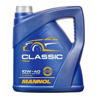 روغن موتور خودرو بنزینی مانول مدل 7501 SN 10W-40 حجم 4 لیتر