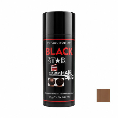 پودر پرپشت کننده مو بلک استار مدل brown light وزن 25 گرم رنگ قهوه ای روشن