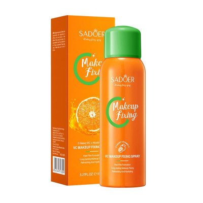 اسپری تثبیت‌کننده آرایش صورت سادور مدل Vitamin C مناسب انواع پوست حجم 150 میلی لیتر