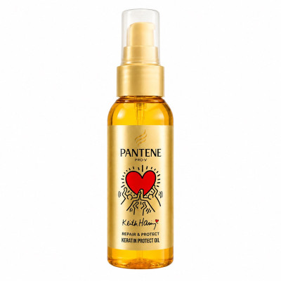 روغن آرگان تغذیه‌کننده، تقویت‌کننده مو پنتن مدل Keratin Protect مناسب برای انواع مو حجم 100 میلی‌لیتر