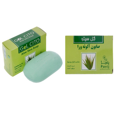 صابون شستشو گل سیتو مدل آلوئه ورا وزن 125 گرم در مجموعه 2 عددی