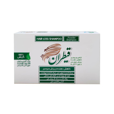 شامپو مو قیطران مدل پودری 21گیاه حجم 100 میلی لیتر