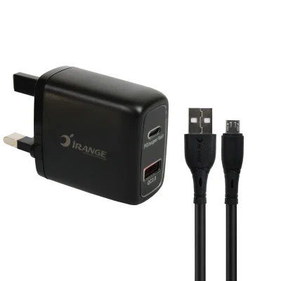 شارژر دیواری 45 وات 2 پورت آیرنج مدل LC 136 به همراه کابل USB‑C