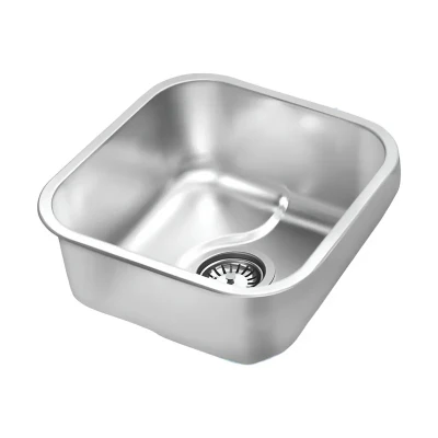 سینک ظرفشویی استیل توکار یک لگنه نگین الماس مدل SA33