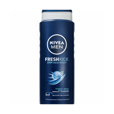 شامپو بدن نیوا مدل Fresh kick مناسب برای انواع پوست حجم 500 میلی لیتر