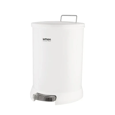 سطل زباله پدالی لیمون مدل گرد کد DH1166