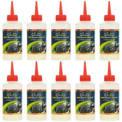 روغن زنجیر دوچرخه بمو مدل A200 حجم 80 میلی لیتر بسته 10 عددی