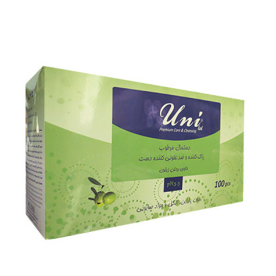 دستمال مرطوب یونی لد کد 359 بسته 100 عددی