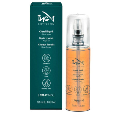 روغن آرگان تقویت‌کننده مو آی ان جی مدل ING Easy For You Liquid Crystals  مناسب برای انواع مو حجم 120 میلی‌لیتر