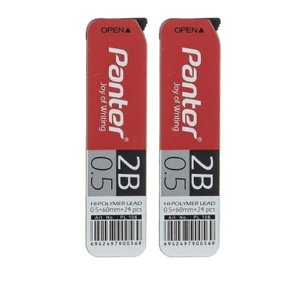 نوک مداد نوکی 0.5 میلی متری پنتر مدل 007 Hi-polymer lead بسته 2 عددی