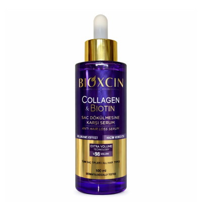 سرم مو بیوکسین مدل Collagen &amp; Biotin مناسب برای انواع مو حجم 100 میلی لیتر