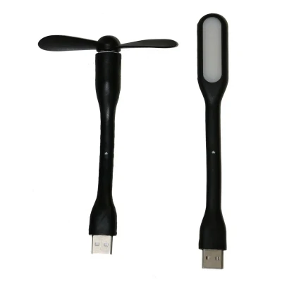 پنکه همراه ریمکس Mini USB مدلMb68 به همراه چراغ ال ای دی