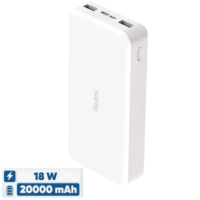 پاوربانک 18 وات شیائومی مدل Redmi PB200LZM ظرفیت 20000 میلی آمپر ساعت