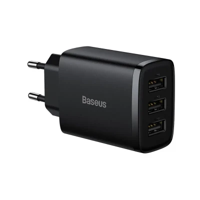 شارژر دیواری باسئوس مدل Compact Charger 3port