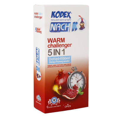 کاندوم خاردارو شیار دار کدکس مدل 51MM بسته 12 عددی