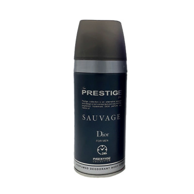اسپری خوشبو کننده بدن مردانه پرستیژ مدل SAUVAGE کد MM10 حجم 150 میلی لیتر