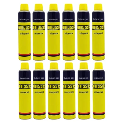 گاز فندک کلیپر مدل M03 حجم 300 میلی لیتر بسته 12 عددی