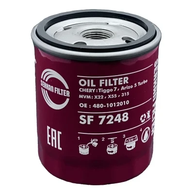 فیلتر روغن خودرو سرکان مدل 1012010-480 مناسب برای ام وی ام MVM X22-X55-315