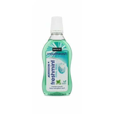 دهان شویه سنس مدل FRESHMINT حجم 500 میلی لیتر
