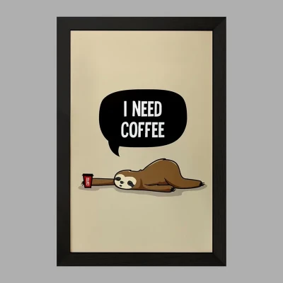 تابلو خندالو مدل قهوه Coffee  کد 22010