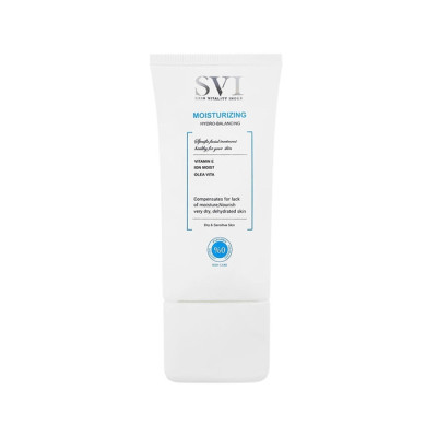 کرم مرطوب‌کننده صورت اس وی آی مدل MOISTURIZING مناسب پوست های خشک و حساس حجم 50 میلی‌لیتر