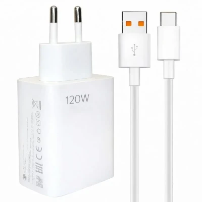 شارژر دیواری 120 وات مدل MDY-12-AEU به همراه کابل USB-C