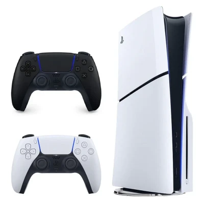 کنسول بازی سونی مدل PlayStation 5 Slim ظرفیت 1 ترابایت ریجن CFI-2116 اروپا به همراه دسته اضافی