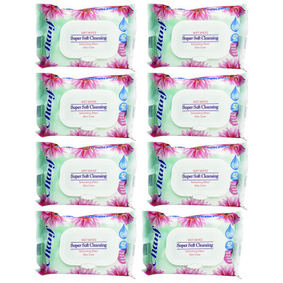 دستمال مرطوب چانف مدل Super Soft-X1 مجموعه 8 عددی