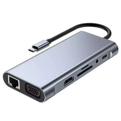 هاب 11 پورت USB-C مدل SUPPORT 4K