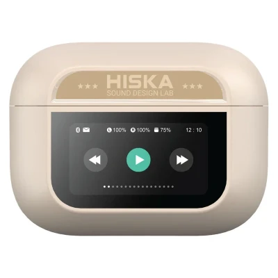 هدفون بلوتوثی هیسکا مدل FX-599 با نویز کنسلینگ فعال (ANC)، نویز کنسلینگ میکروفون (ENC)، درگاه شارژ USB Type-C، طراحی ارگونومیک و صفحه نمایش لمسی هوشمند