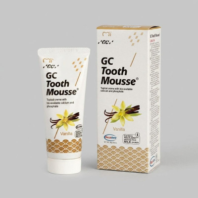 خمیر دندان جی سی توس موس مدل vanilla حجم 35 میلی لیتر