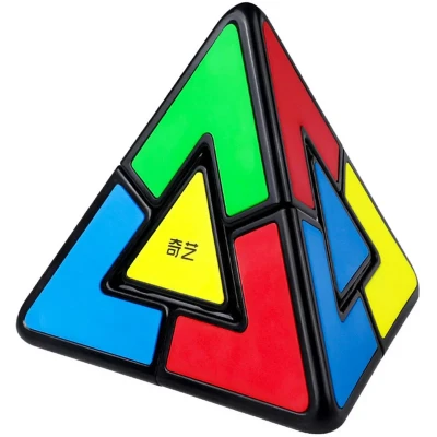 مکعب روبیک چی ای مدل هرم دوقلوی لایت کای وای QY Pyraminx Lite
