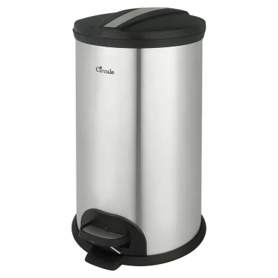 سطل زباله پدالی سرکوله مدل Steel P20L