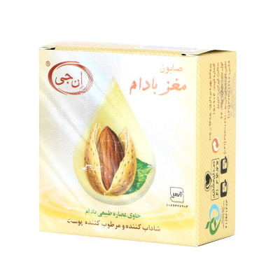 صابون شستشو ان جی مدل Almond وزن 50 گرم