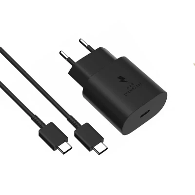 شارژر دیواری 25 وات سوموس تل مدل SAM A36 FAST Q03 به همراه کابل تبدیل USB-C