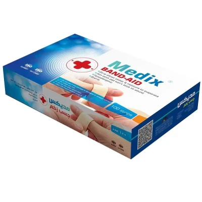 چسب زخم مدیکس مدل آنتی آلرژی بسته 100 عددی