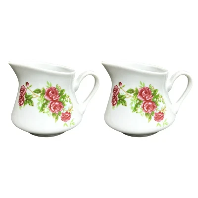 سس خوری چینی مرجان مدل گلسرخی کد 37 بسته 2 عددی