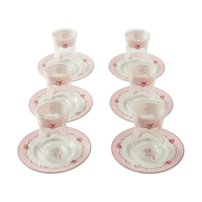 سرویس چای خوری 12 پارچه 6 نفره آنجلا مدل ZP-317