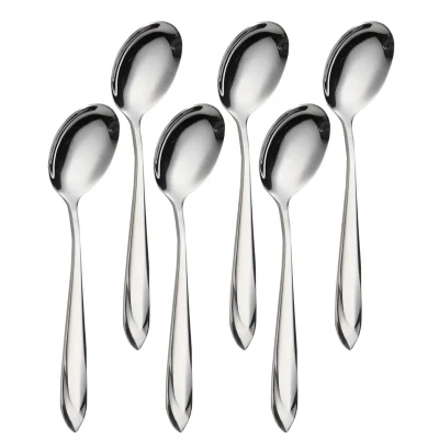 قاشق خورشت خوری کد 801 بسته 6 عددی