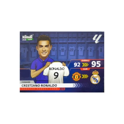 اسباب بازی زینتی کیمدی مدل  رونالدو transfer market کد 1