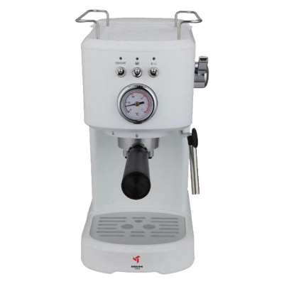 اسپرسوساز 1200 میلی‌لیتری مباشی مدل ECM-2040، مناسب تهیه اسپرسو، کاپوچینو، کافه لاته، ماکیاتو و موکا، دارای سینی چکه گیر، سیستم گرم کردن فنجان