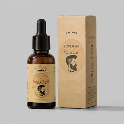 روغن تقویت کننده ریش و سبیل کورمسیک مدل دانه آجیل حجم 30 میلی لیتر