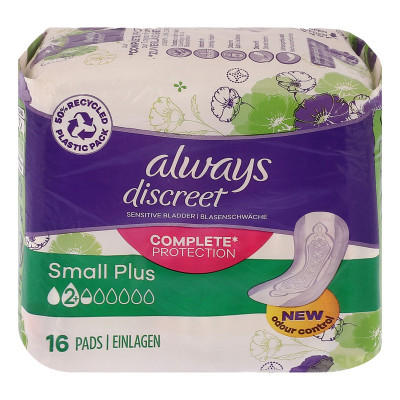 نوار بهداشتی متوسط روز الویز مدل Odour Control سایز کوچک بسته 16 عددی