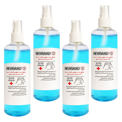 محلول ضدعفونی کننده نیوساد مدل Antiseptic حجم 250 میلی لیتر مجموعه 4 عددی