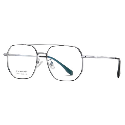 فریم عینک طبی چند ضلعی مدل ST6222C125-P298 مناسب برای انواع صورت