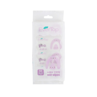 دستمال مرطوب اورتاپ مدل wetwipes مجموعه 8 عددی